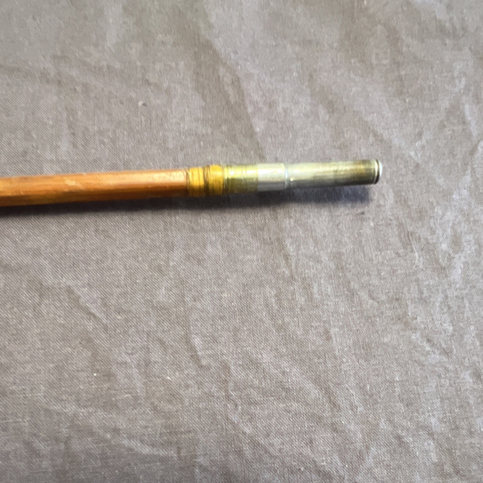 Bamboo Fly Fishing Rod 8ft 6in 4pc 6wt Cork Handle Cloth Bag Vintage