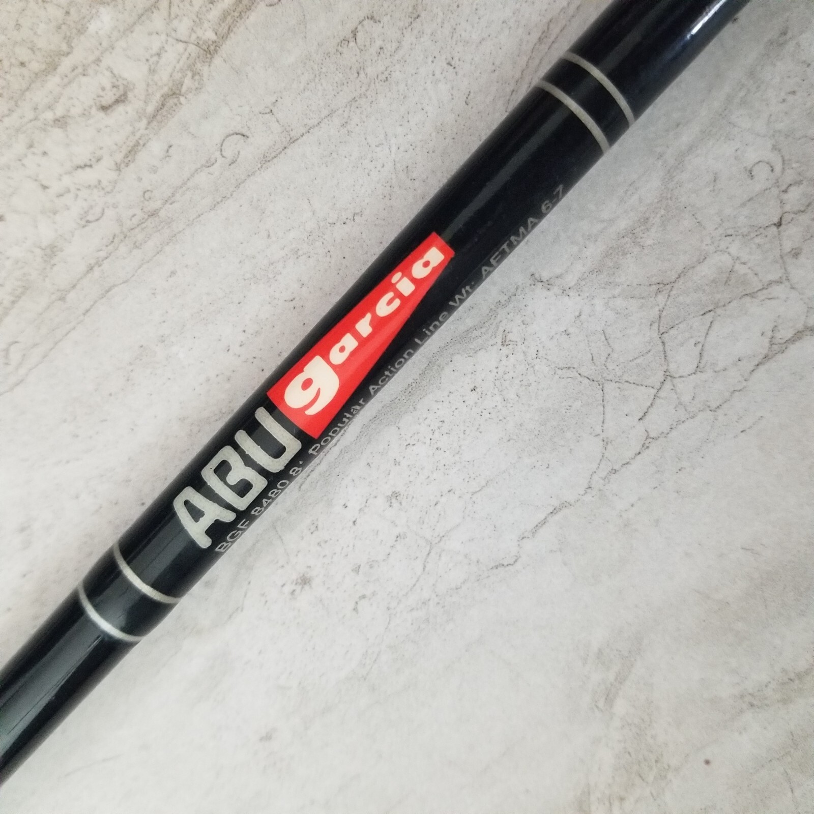 Vintage ABU GARCIA Fly Rod 8’0” 2 Pc Vintage Black BGF 8480 Good Used CONDITION