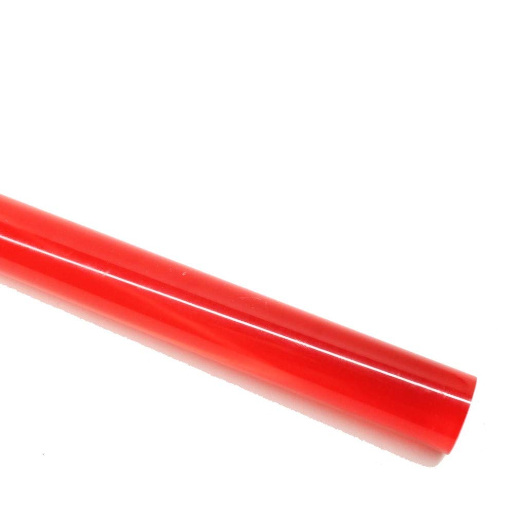 1 PCS 3/4 Inch Dia x 24 In Red Acrylic Lucite Rod Dowel Round Plastic Rod