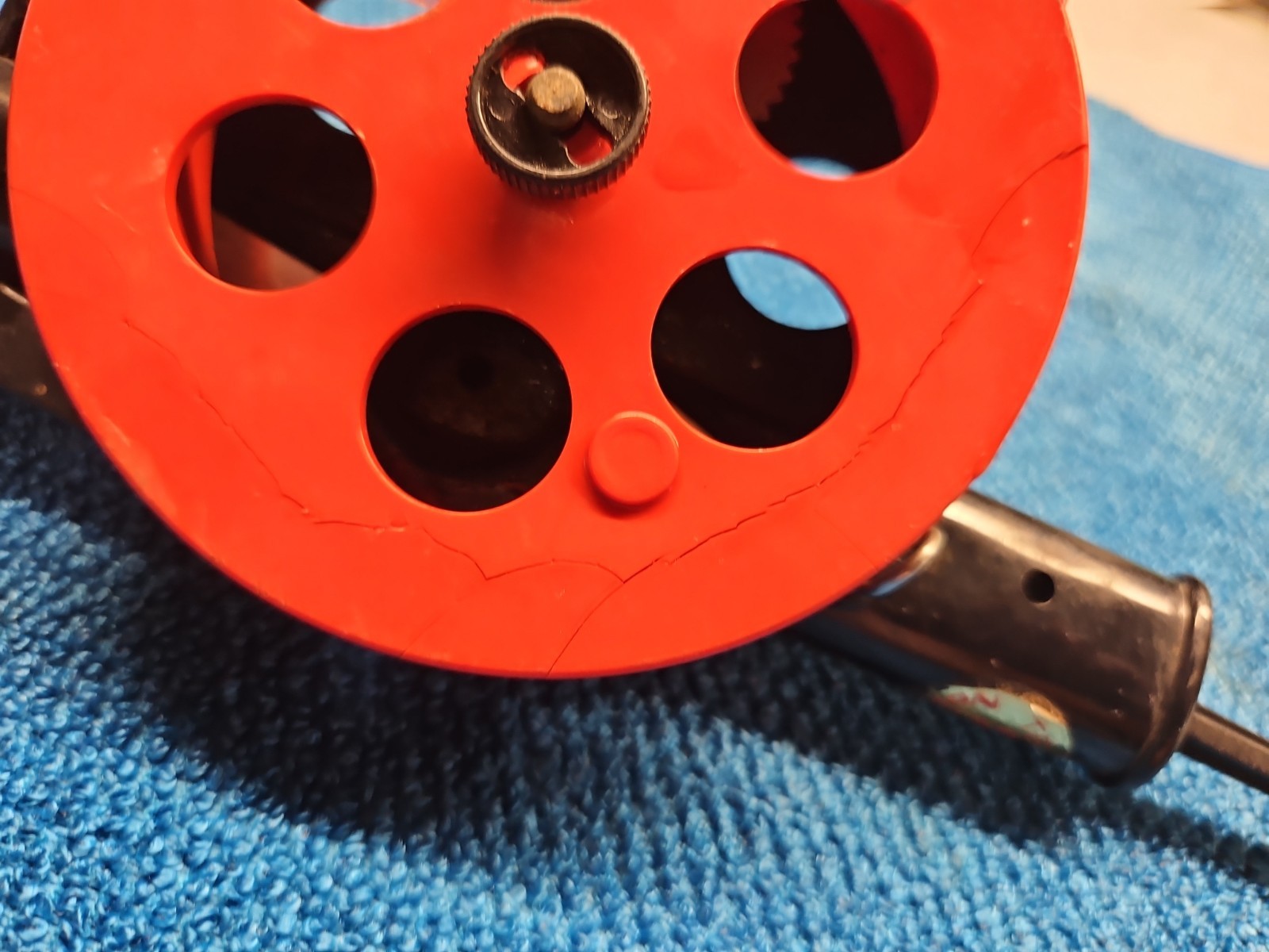 Vintage Normark Teho 2 Bumerang Thrumming Ice Fishing Rod Made in Finland parts