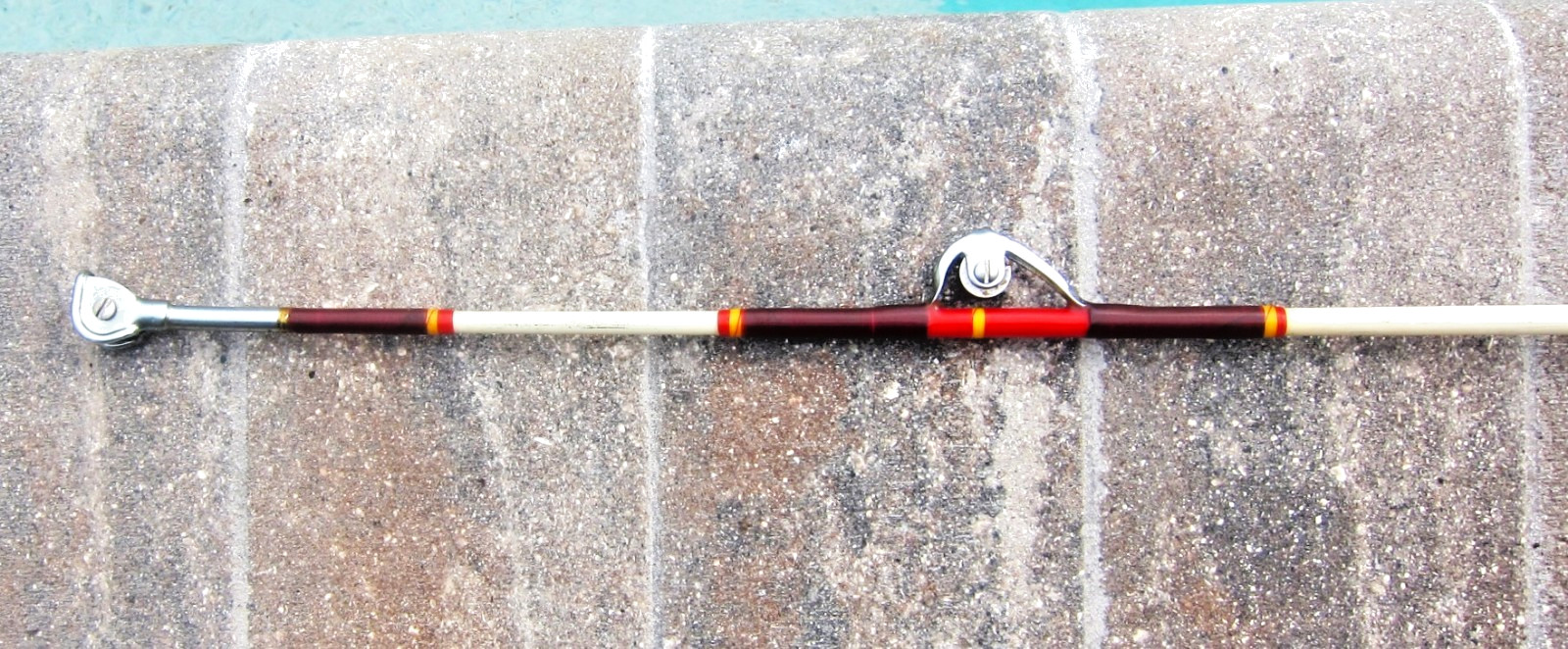 Vintage Custom Big-Game Stand-Up Rod; AFTCO H/W: 6’8″; 20-40lb – NEW OTHER!!! 1