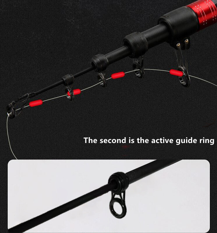 Telescopic Fishing Rod Trout Travel Rock Rod High Carbon Fiber 2.7M 3M 3.6M 4.5M