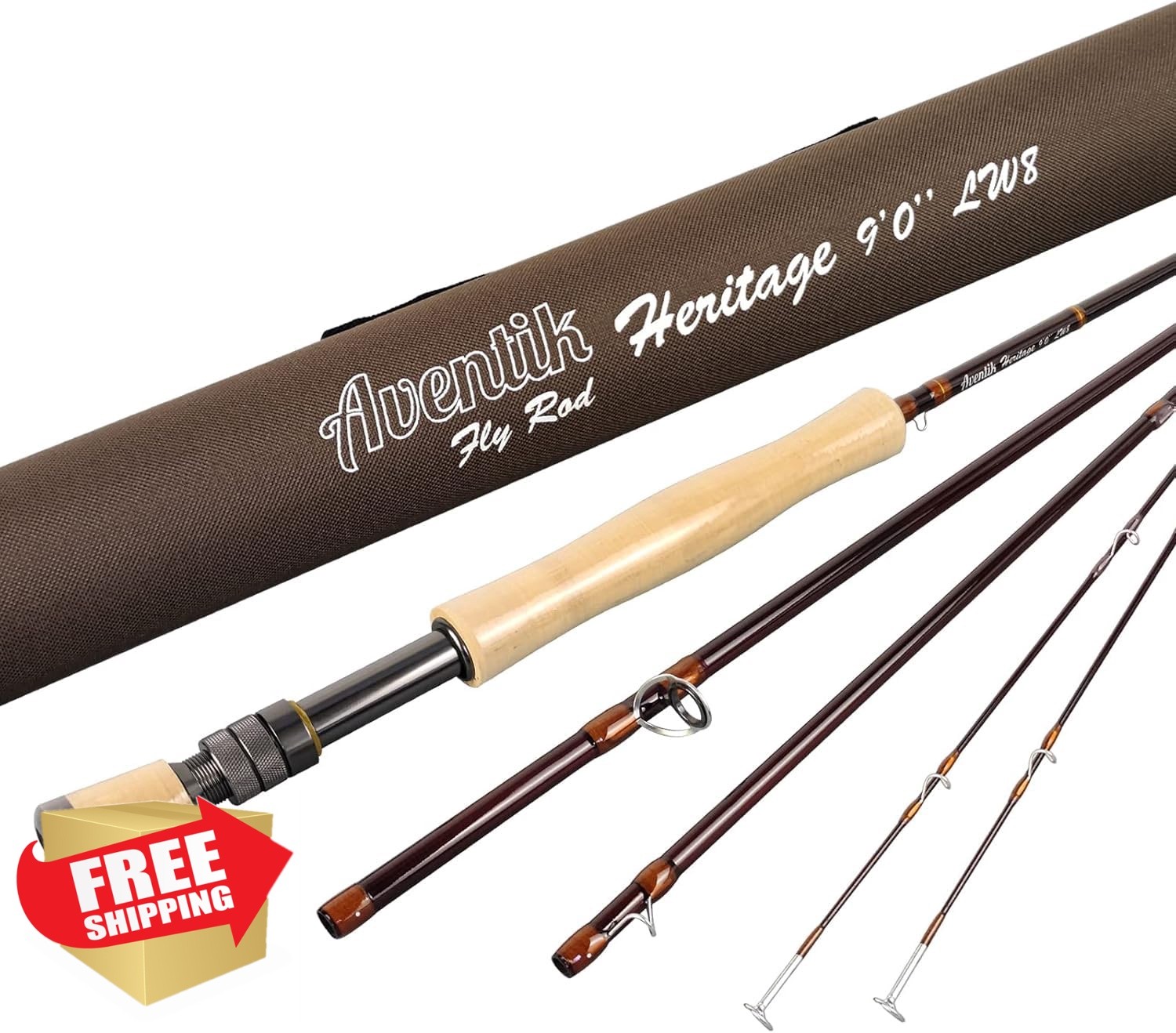 Aventik 9’0” LW8 Fly Fishing Rod Extra Tip