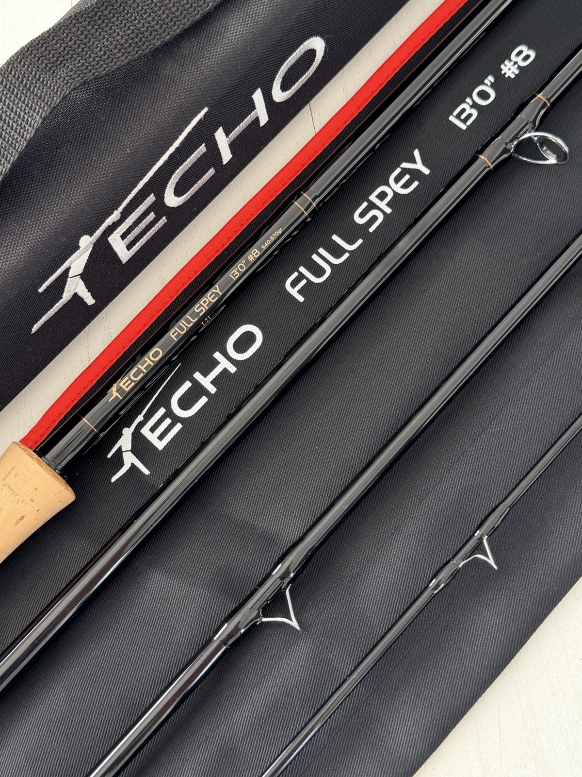 **BEAUTIFUL**🔥ECHO FULL SPEY 8wt. 13’ft Switch/Spey Rod!🔥~LEGENDARY~