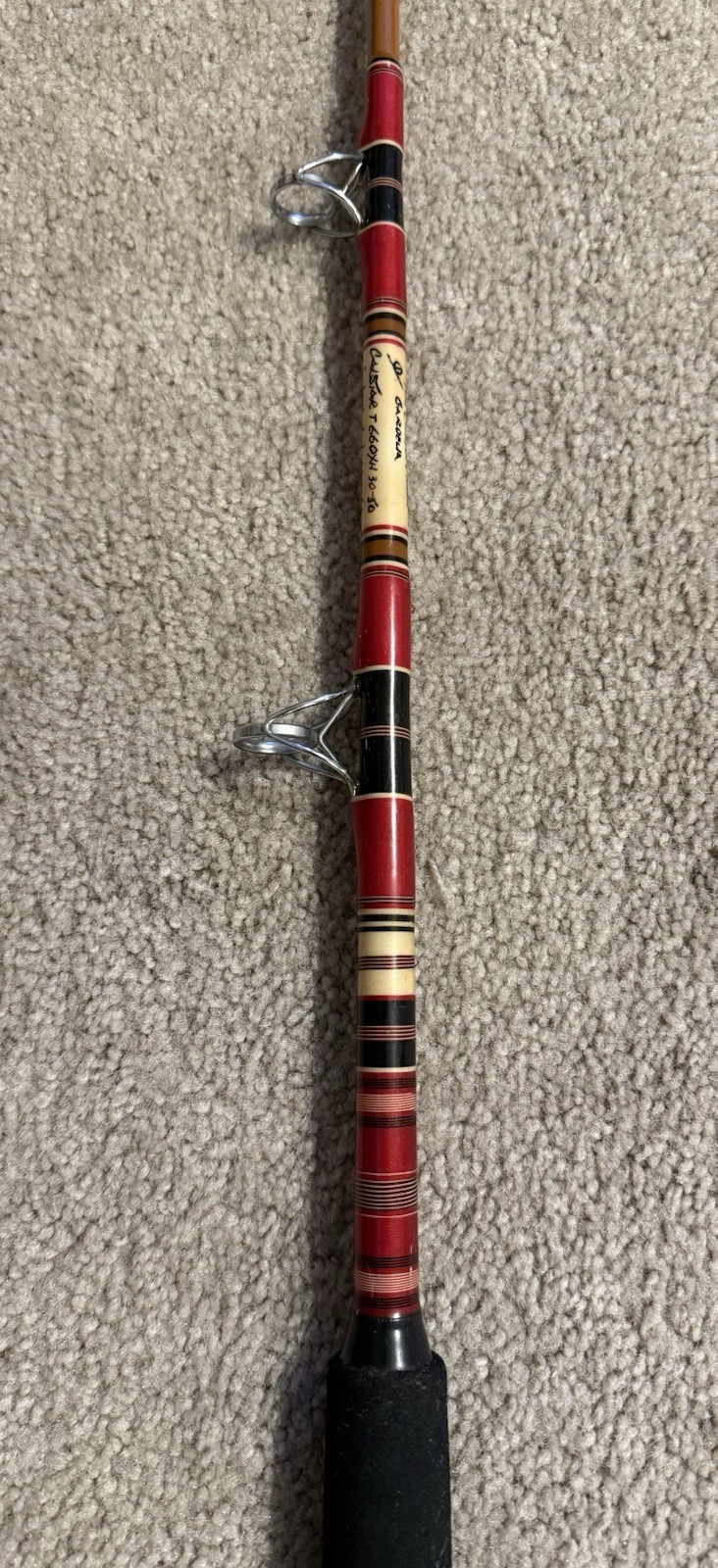 **RARE** Yo’s Custom Wrapped Calstar T660XH Conventional Saltwater Fishing Rod