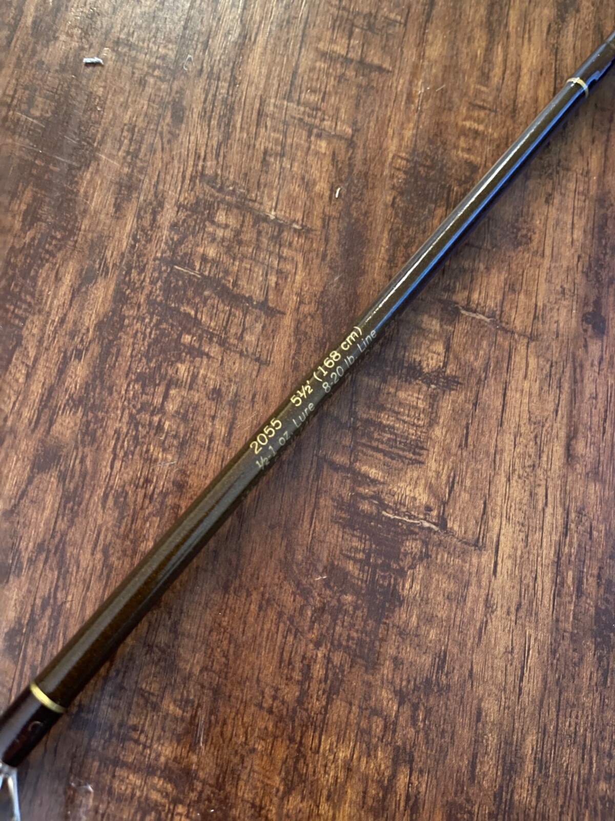 Fenwick Fenglass Lunkerstik Fiberglass Casting Rod. 2055. 5 1/2′ . Made in USA.