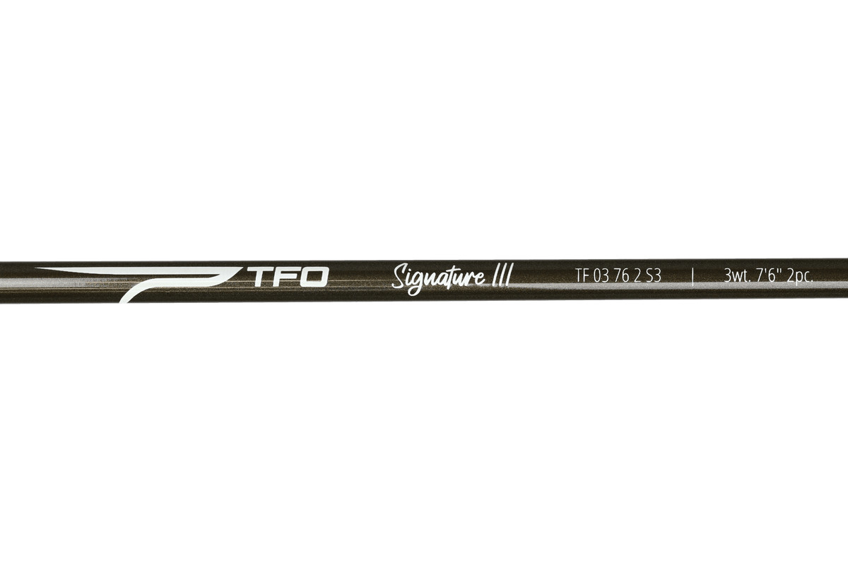 new TFO Signature 3: 8’6″ 5wt 2-Piece Fly Rod (TF 05 86 2 S3)