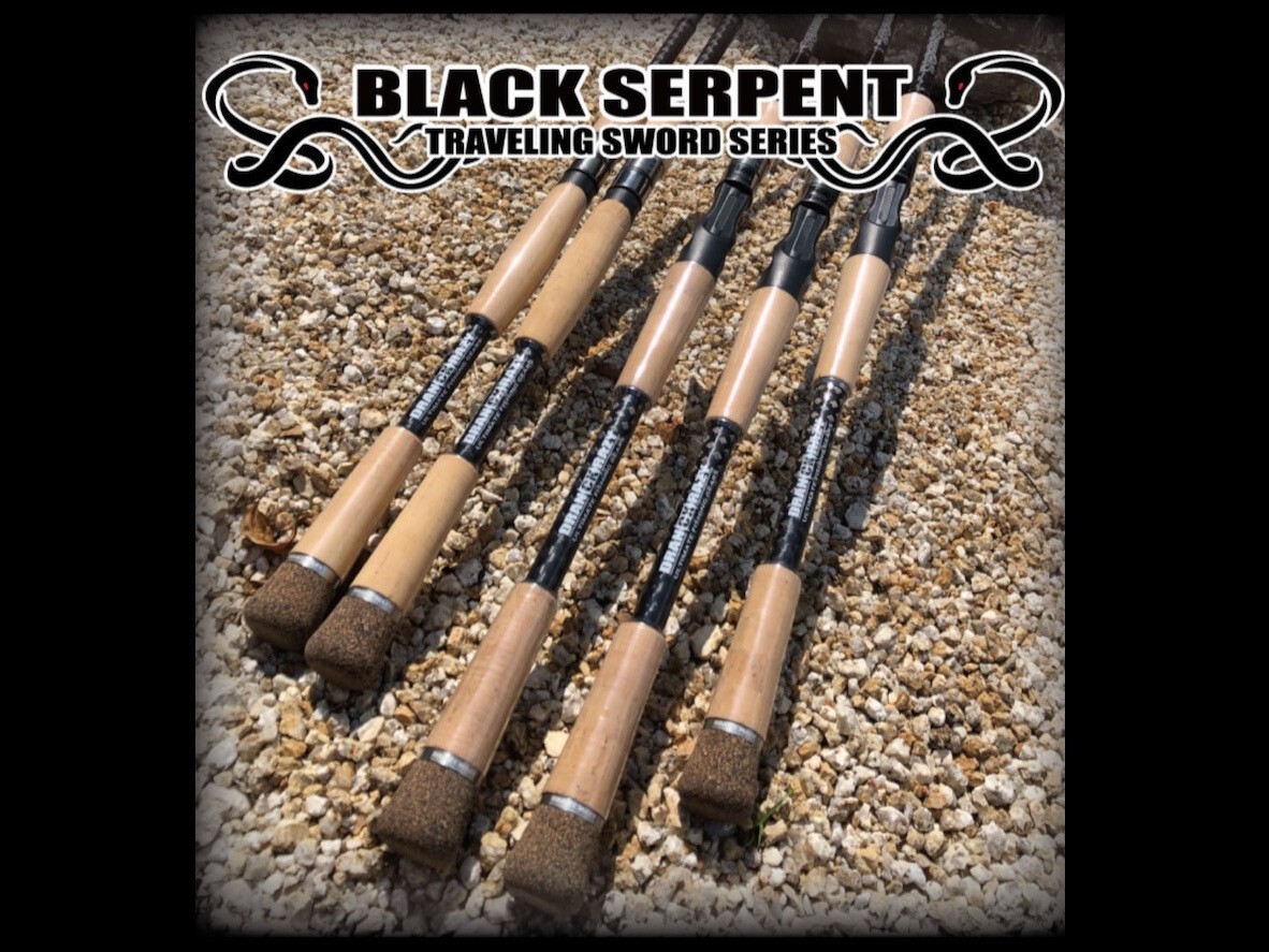 Dranckrazy Black Serpent Expedition Travel Rods – Choose Model