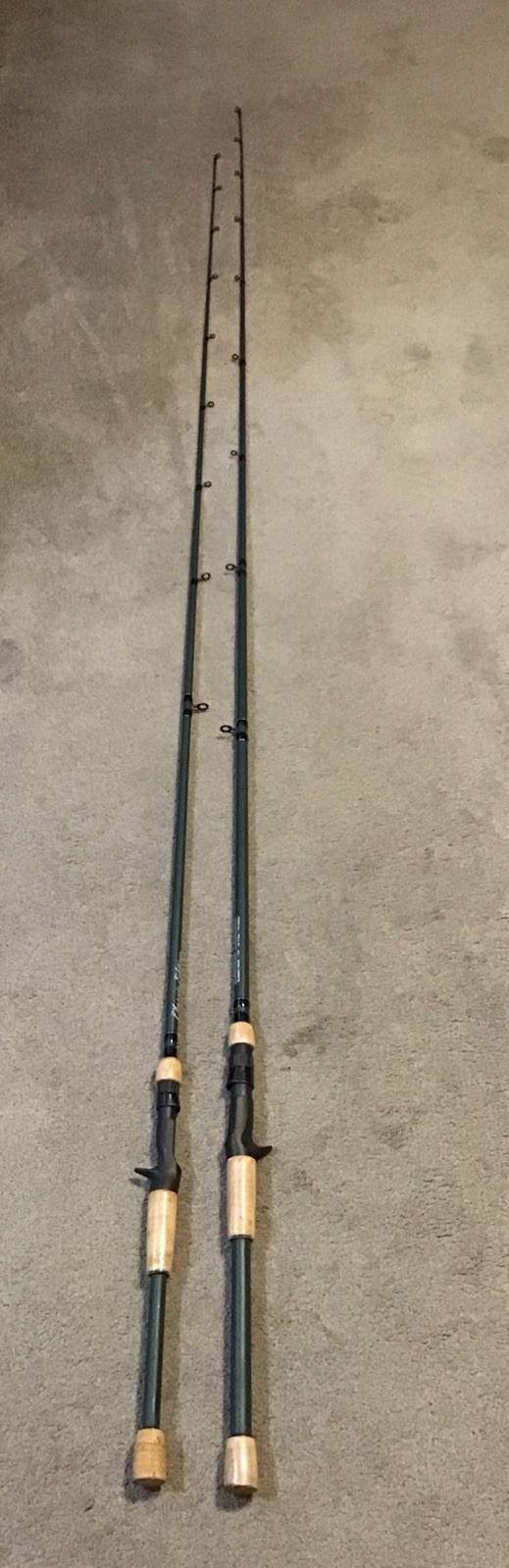 Pair Of Vintage Classic Edition Casting Rods 7’& 7.6’ Lot C26