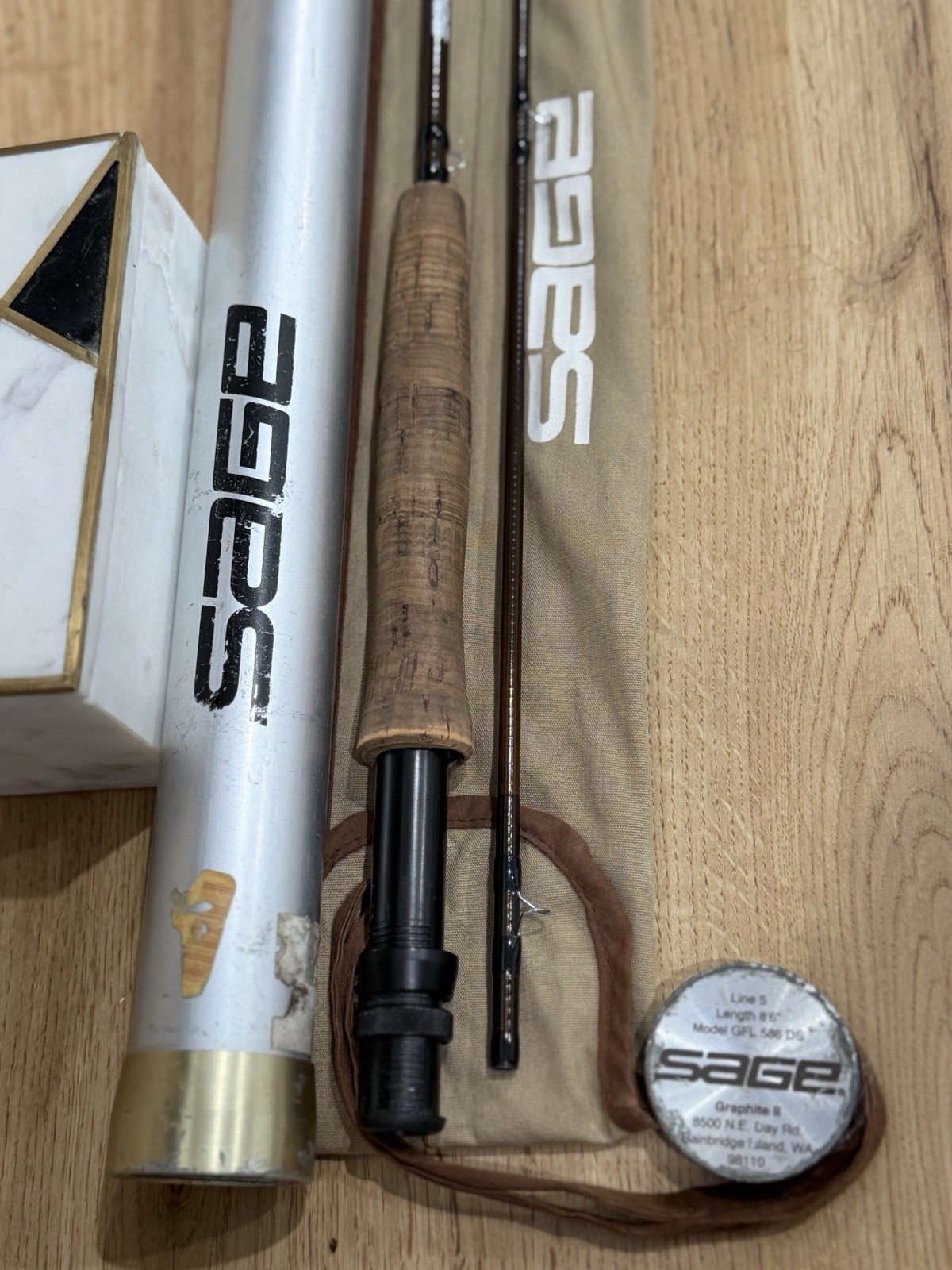 vintage Sage Graphite II GFL 586 DS fly fishing rod
