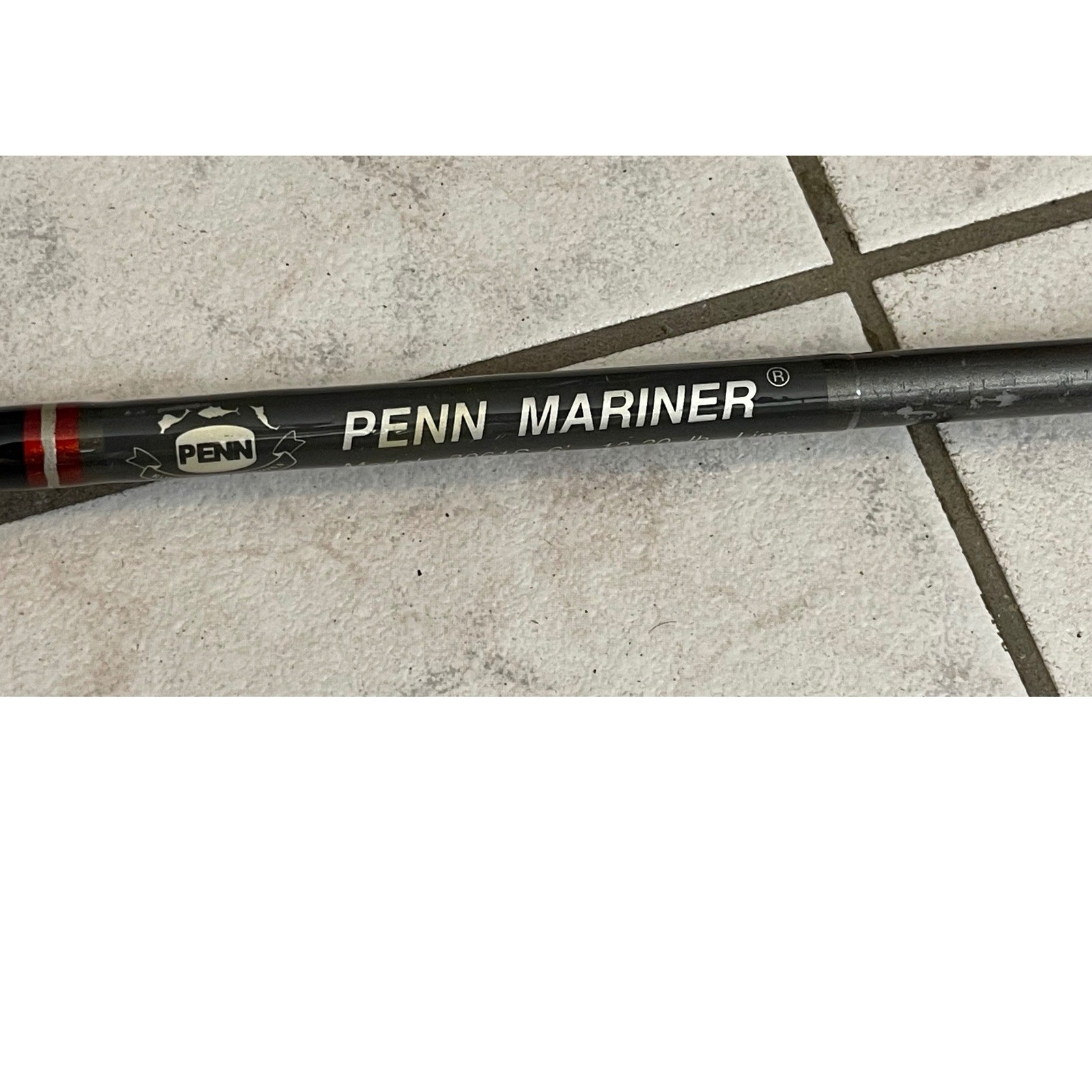Penn Mariner Boat Rod 3061S Gray Good Saltwater Fishing One Piece 6′ 12-20 lb