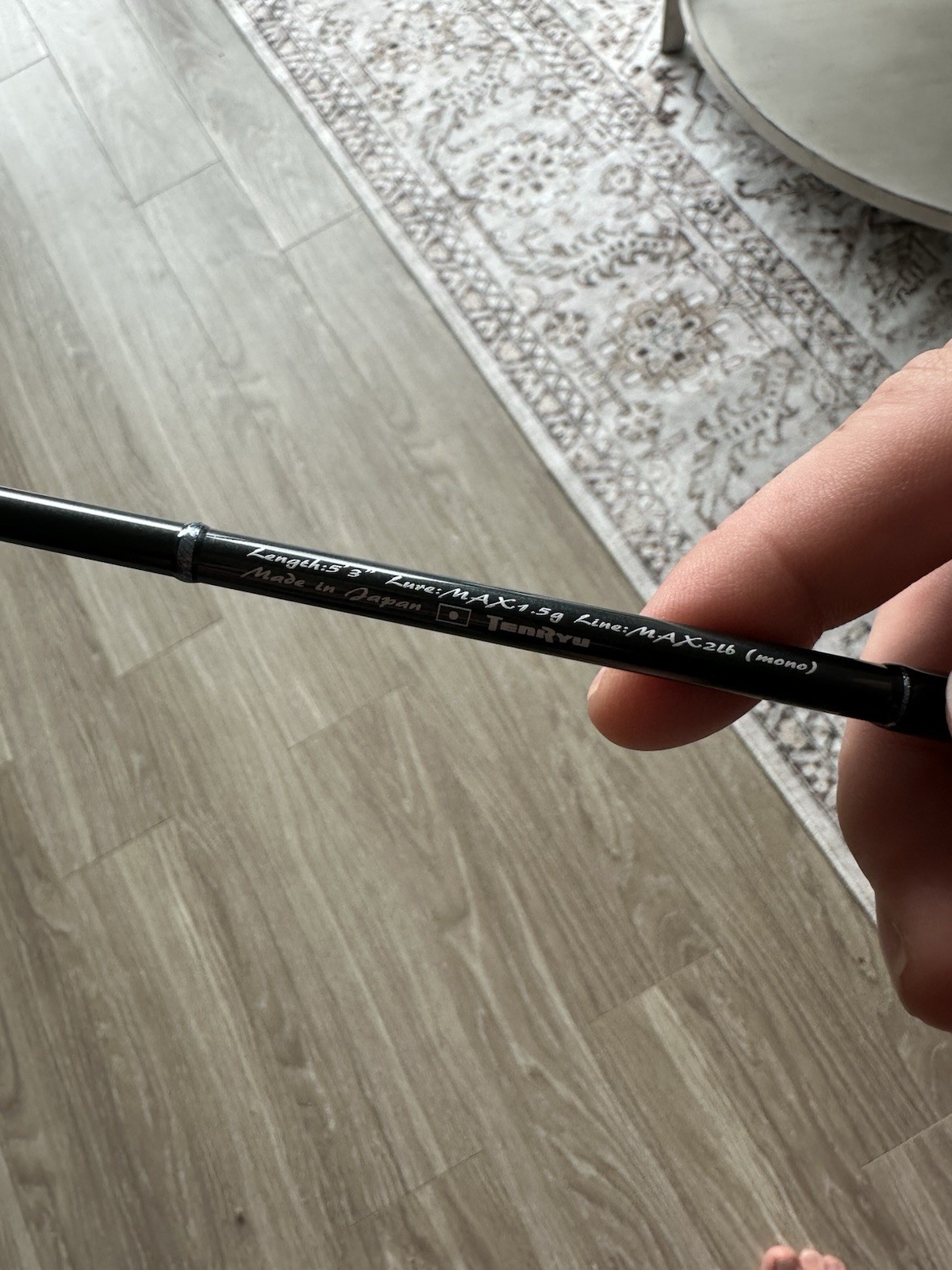 Tenryu Lunakia LK532S-ULS 5’3″ UL Fast 2pc Spinning Rod Carbon w/ Bag