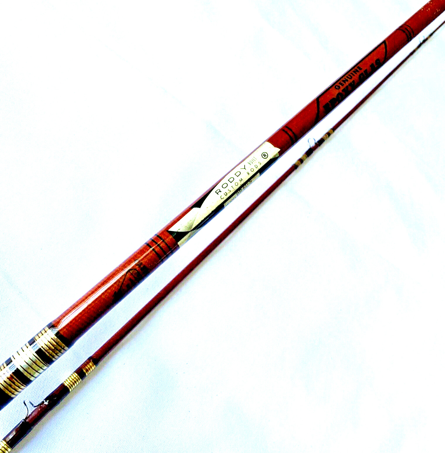 Roddy Model BR-60-9 Custom Made 9Ft Genuine Epoxy Glass Fly Fishing Rod USA