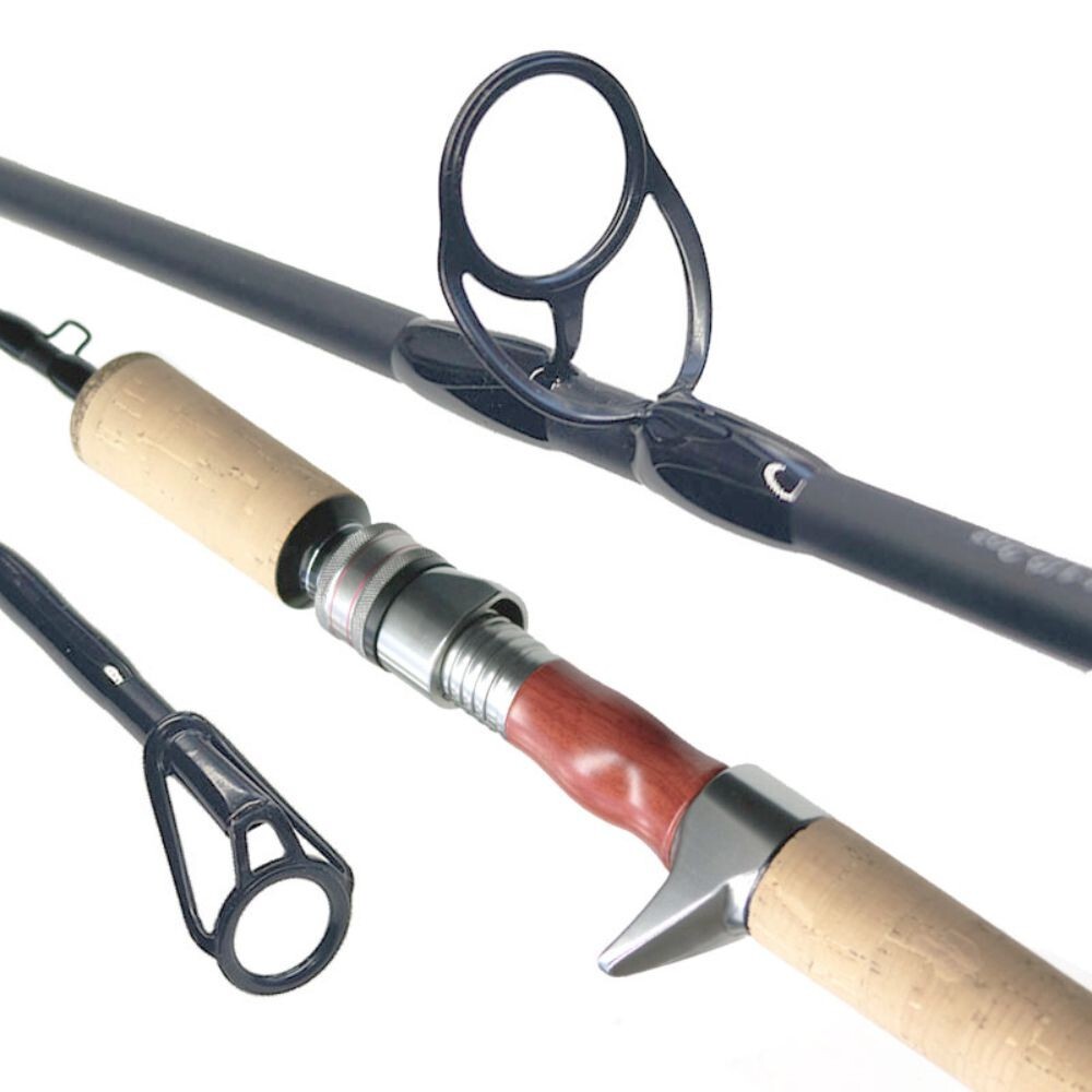 ICE FISHING ROD 46 In. PREMIUM DESIGN, Lake Trout, Mackinaw, LIMITED STOCK