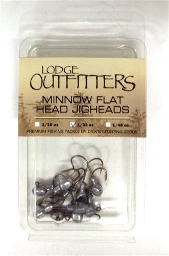 NEW 2 pks 1/32 OZ JIG HEADS W/ BARB 1 PACK OF 10 jigs NEW IN PACK