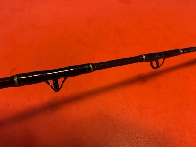 SEEKER BLACK STEEL GRAPHITE G 660H-6′ C 6 FOOT 30 TO 80 POUND RATED FISHING ROD