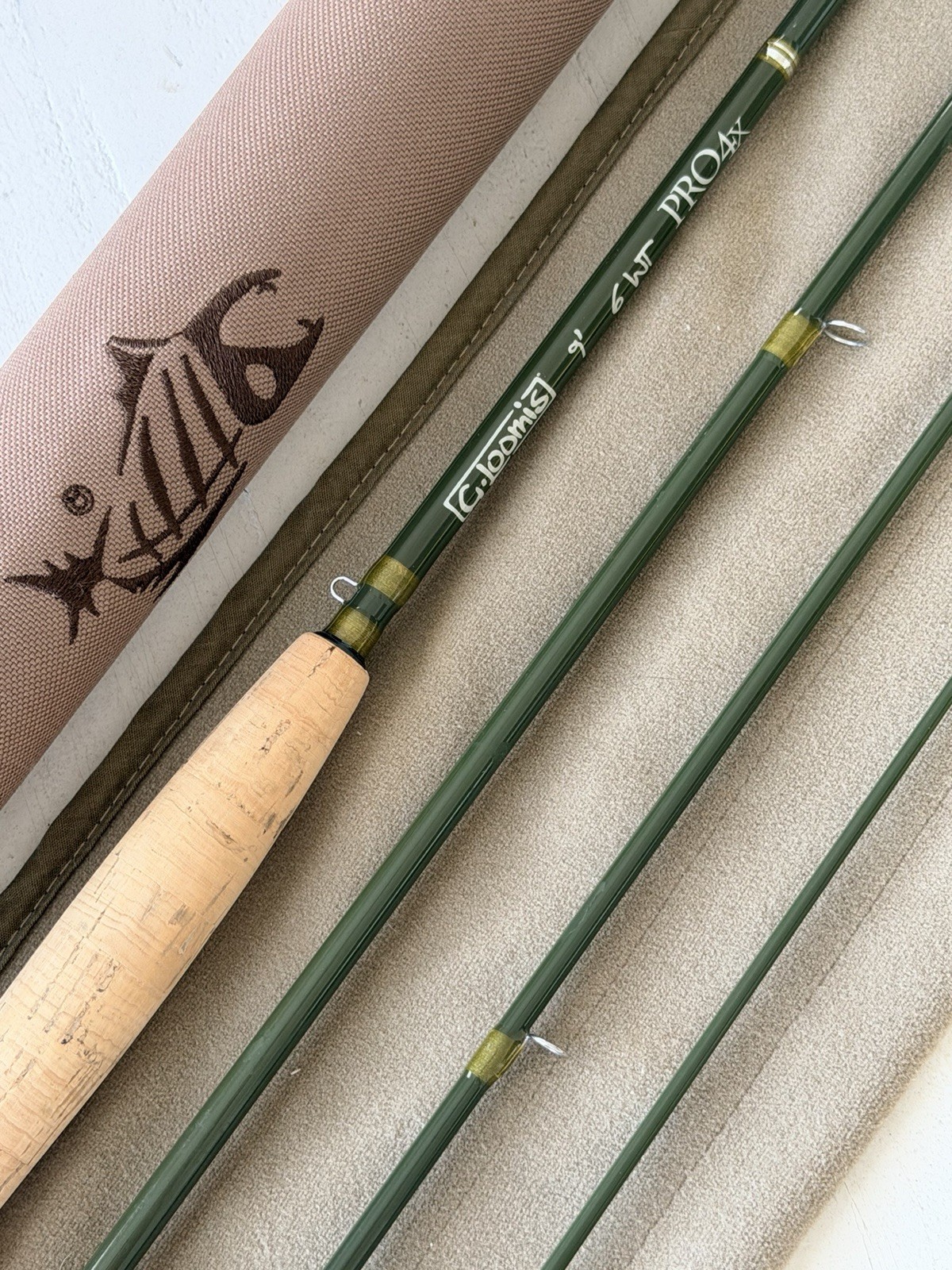 **BEAUTIFUL**🔥G LOOMIS Pro 4x 6wt. 9’ft~4Pc Flyrod!! 🔥~LQQK~