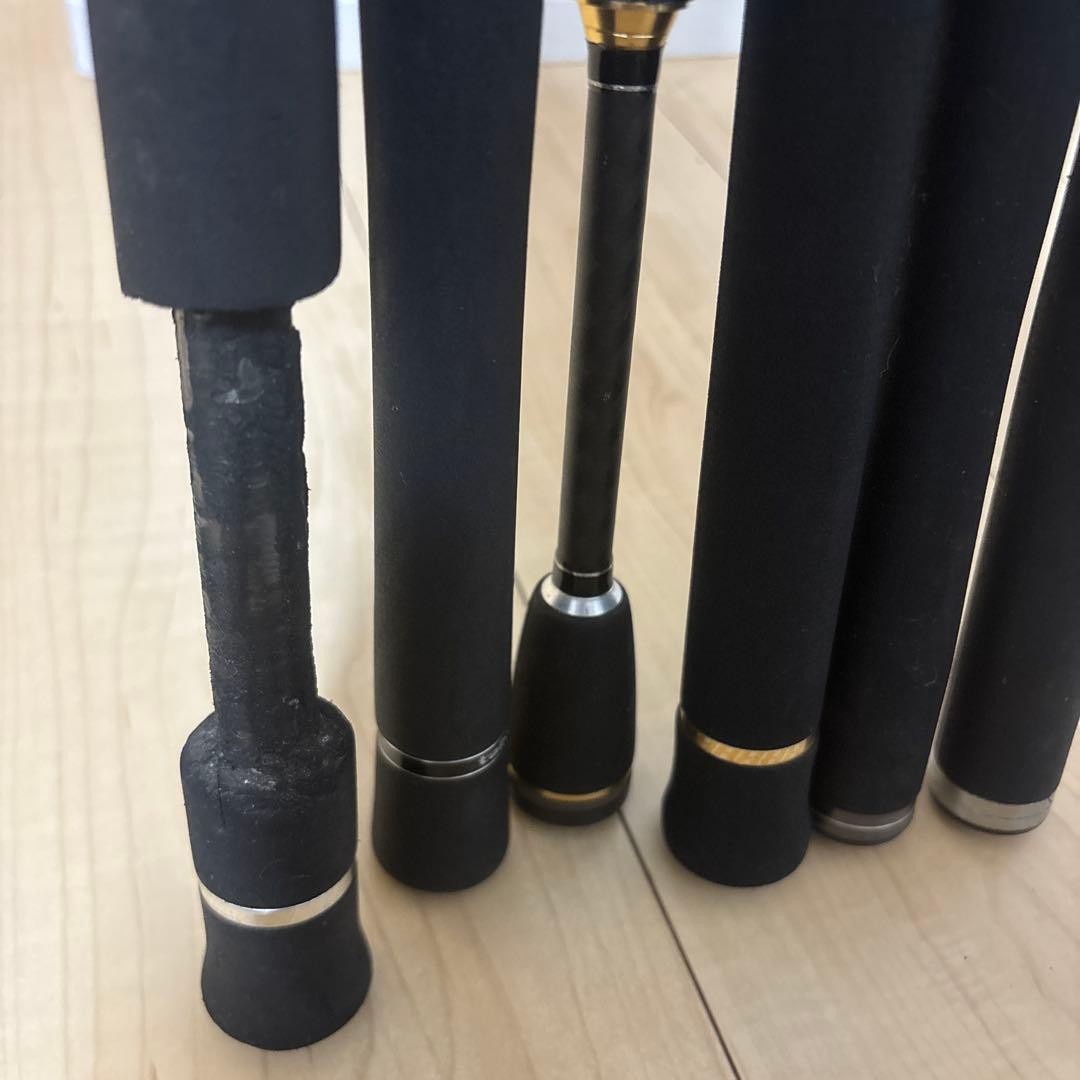 Bass rod set of 6 including Evergreen Heracles, Deps Sidewinder, Tailwalk