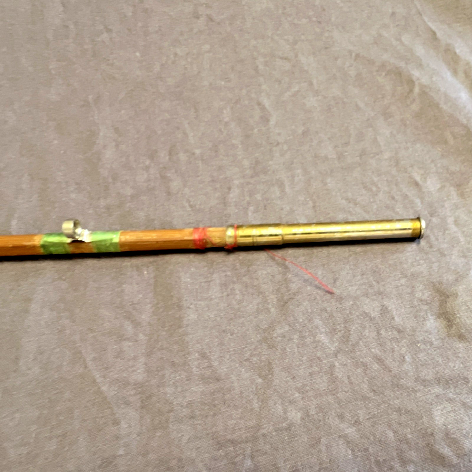 Montague Rapidan Bamboo 9ft 3pc Spinning Rod Cork Handle Moderate Med Vintage