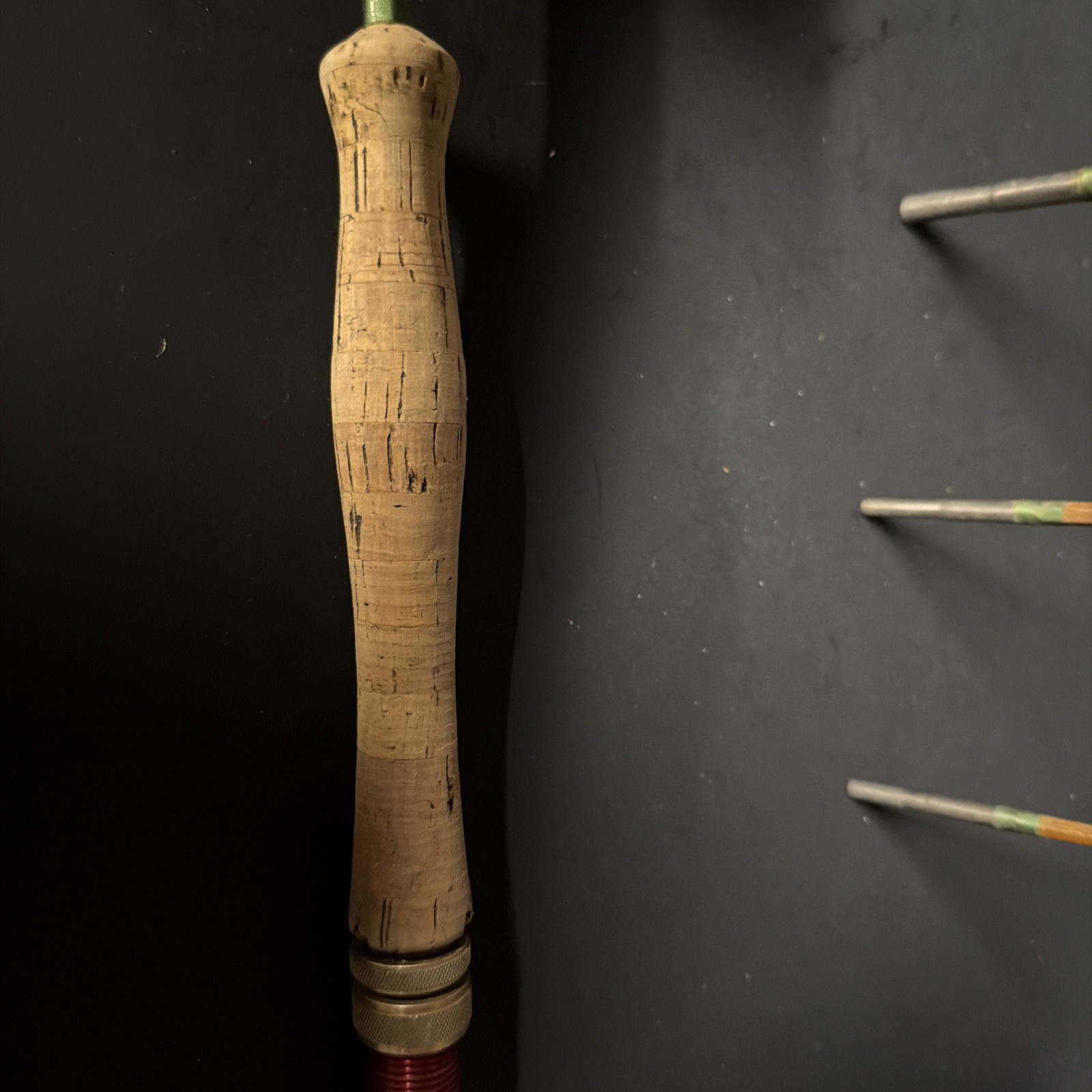 Walton Powell (BAMBOO) 9′ 1″ # 4pc 2 top Fly Fishing Rod ULTRA RARE!!!