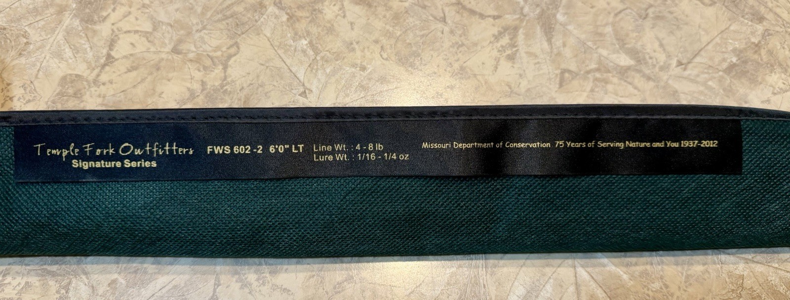 Temple Fork Outfitters TFO Signature Series Loomis FWS 602-2 6ft LT Spin Rod