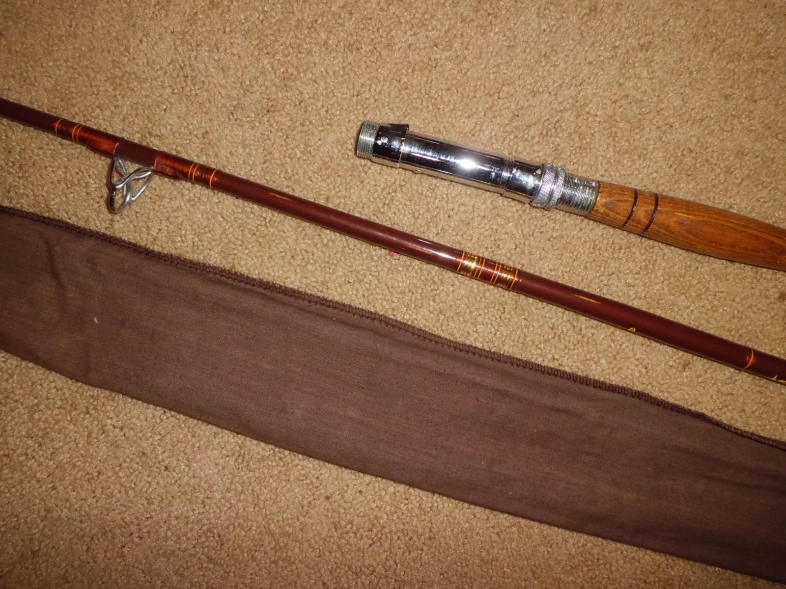 Vintage GARCIA Conolon 2532T Medium Action Conventional Boat 7′ Rod- USA