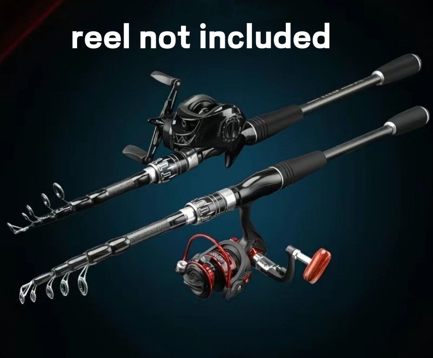 Telescopic Fishing Rod Carbon Fiber Spinning Casting Rod High Sensitivity Rod