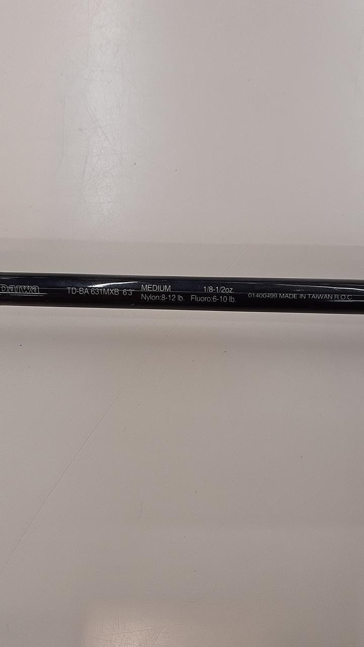 Daiwa Bass Rod Battler TD-BA 631MXB 6’3″ (190cm) Crack Guides, For Freshwater