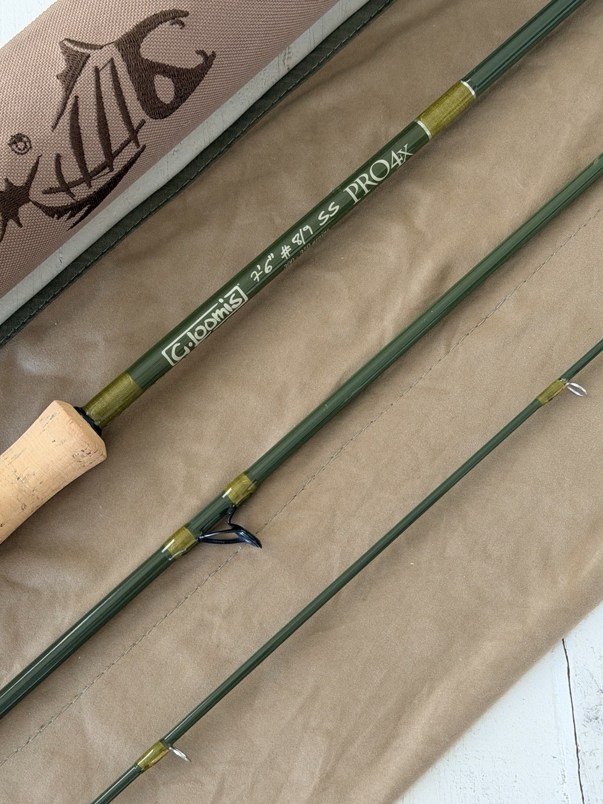 **BEAUTIFUL**~RARE~G LOOMIS SS SHORT STICK 8/9wt. 7’6”in fly rod🔥~LEGENDARY~🔥