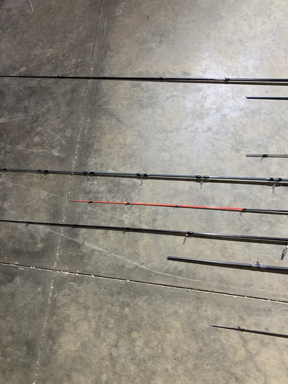 LOT OF 10 BASS PRO SHOPS FISHING RODS (BROKEN)