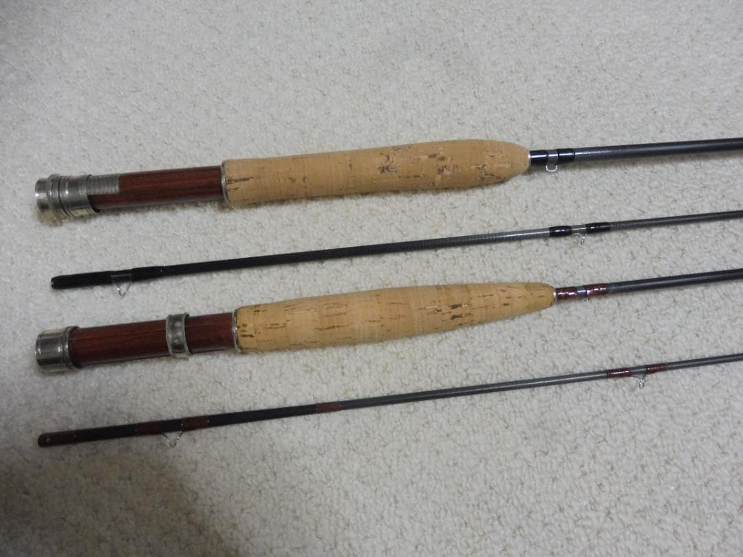 Great value 2 fly rods 8ft. #3/4 and 8ft6in.5