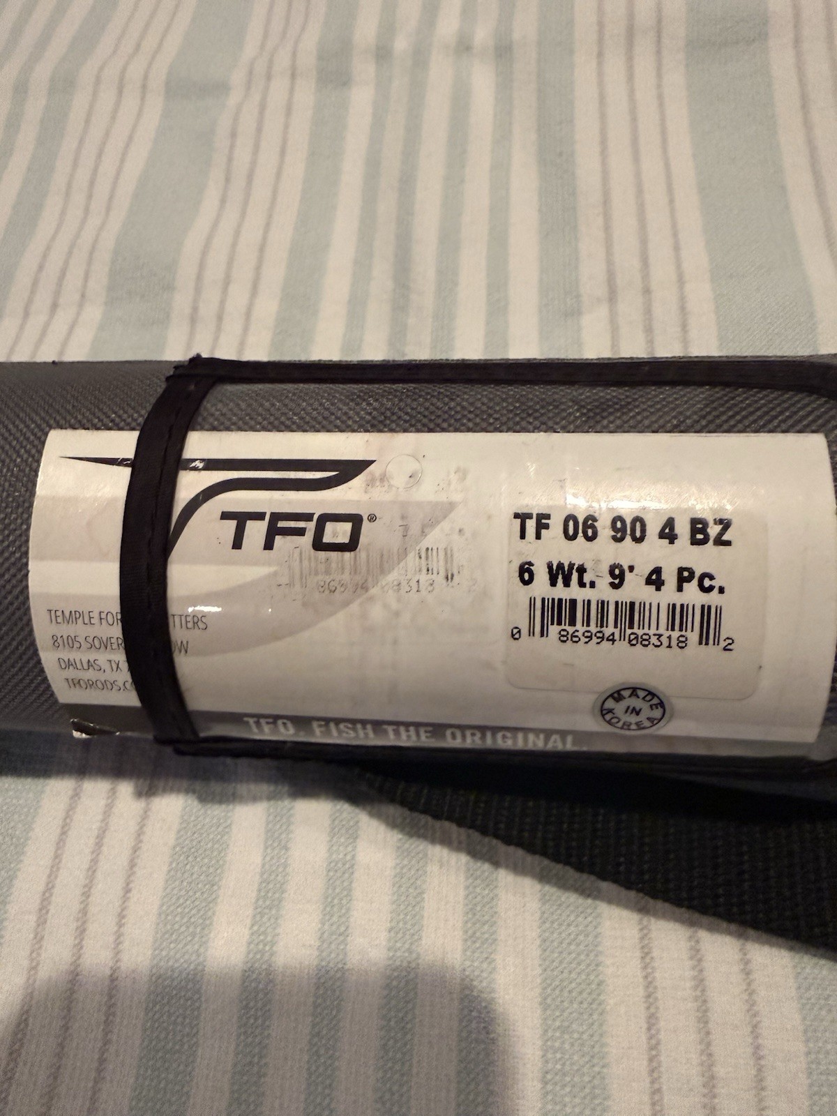 TFO TF 06 90 4 BZ Fly Fishing Rod 6 wt 9 ft 4 Pc with Rod Tube