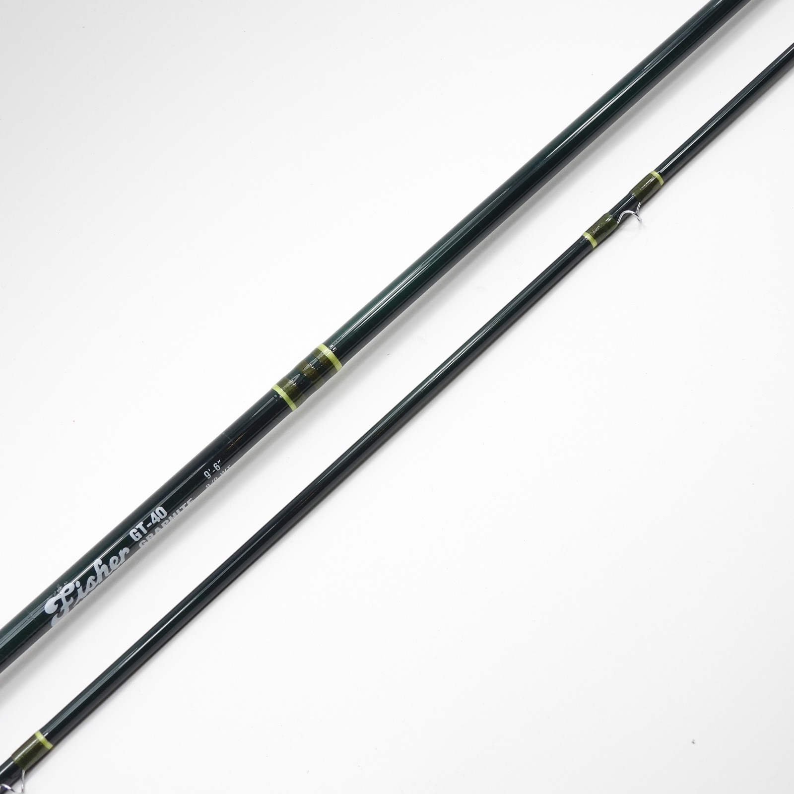 Fisher GT-40 Graphite Fly Fishing Rod. 9’ 6”. 8-9wt. W/ Sock.