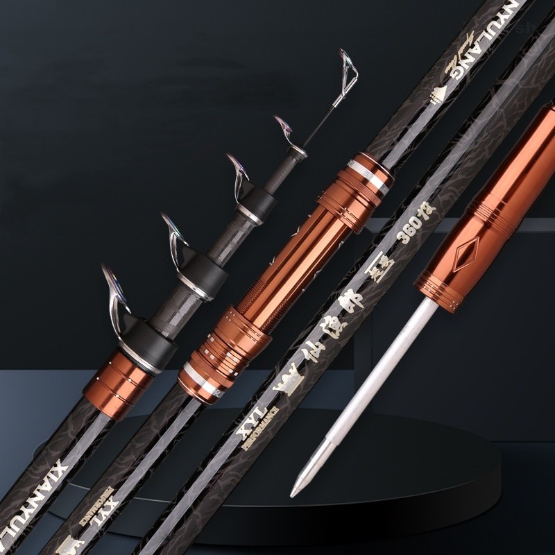 Telescopic Fishing Rods Carbon Fiber Rod Big Game Long Cast Fishing Rod Travel