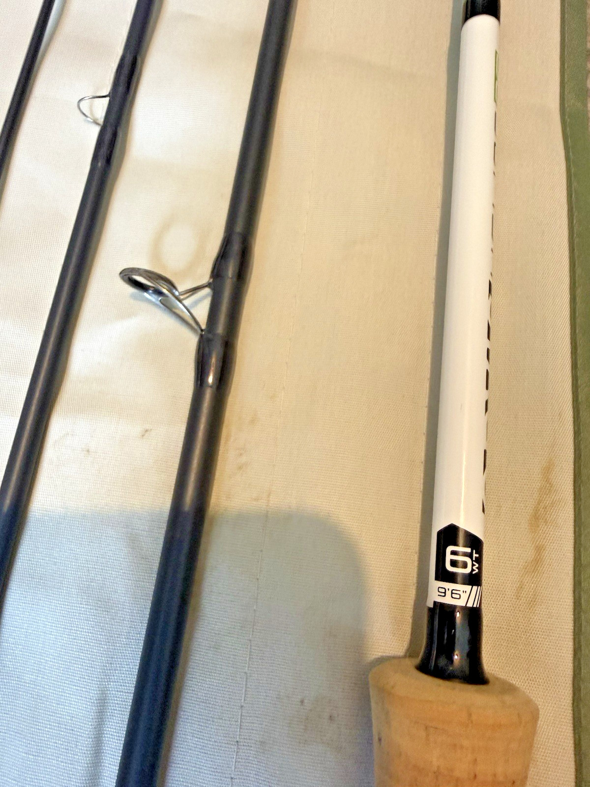 Orvis Helios 3F 9 Foot 6 Inch #6 4 Piece Trout Fly Rod with Bag & Travel Tube