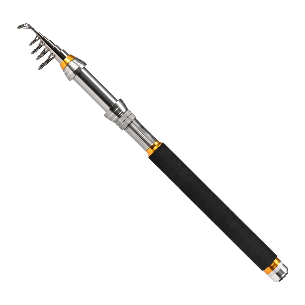 Carbon Fiber Sea Rod Telescopic 1.8m 2.1m 2.4m 2.7m Reinforced Reel Seat
