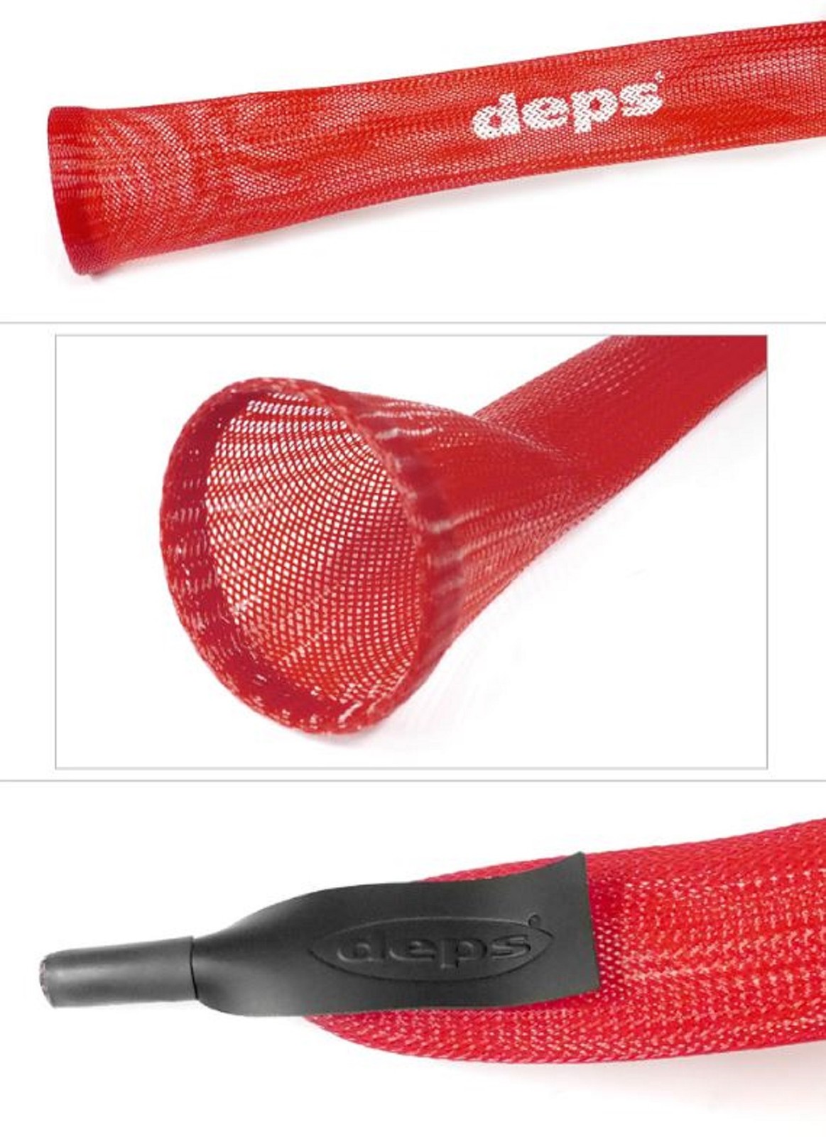 Deps Rod Tube Cover Spinning 1600 X 55mm Model Red (4432)