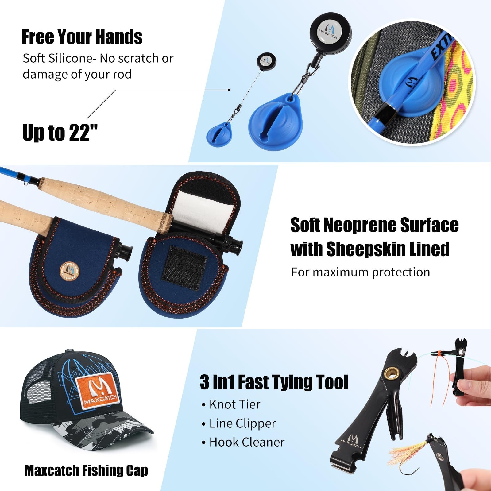 Maxcatch Extreme-X Fly Fishing Rod and Reel Combo, 3-8wt Complete Starter Fis…