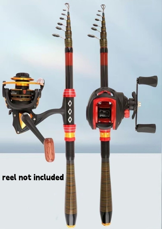 Telescopic Fishing Rods Spinning Casting Rod Carbon Fiber Rod Bass Ultra Light