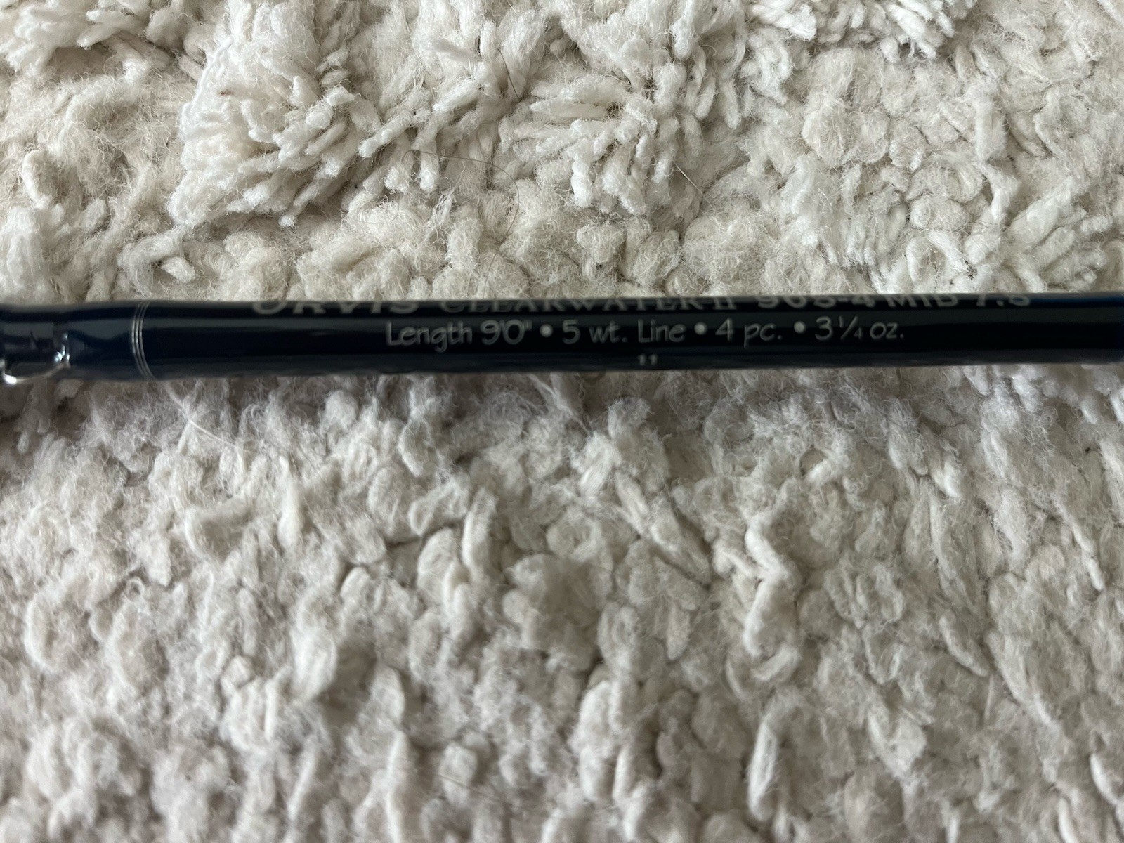 Orvis Graphite Fly Rod Clearwater II 905-4 MID 7.5
