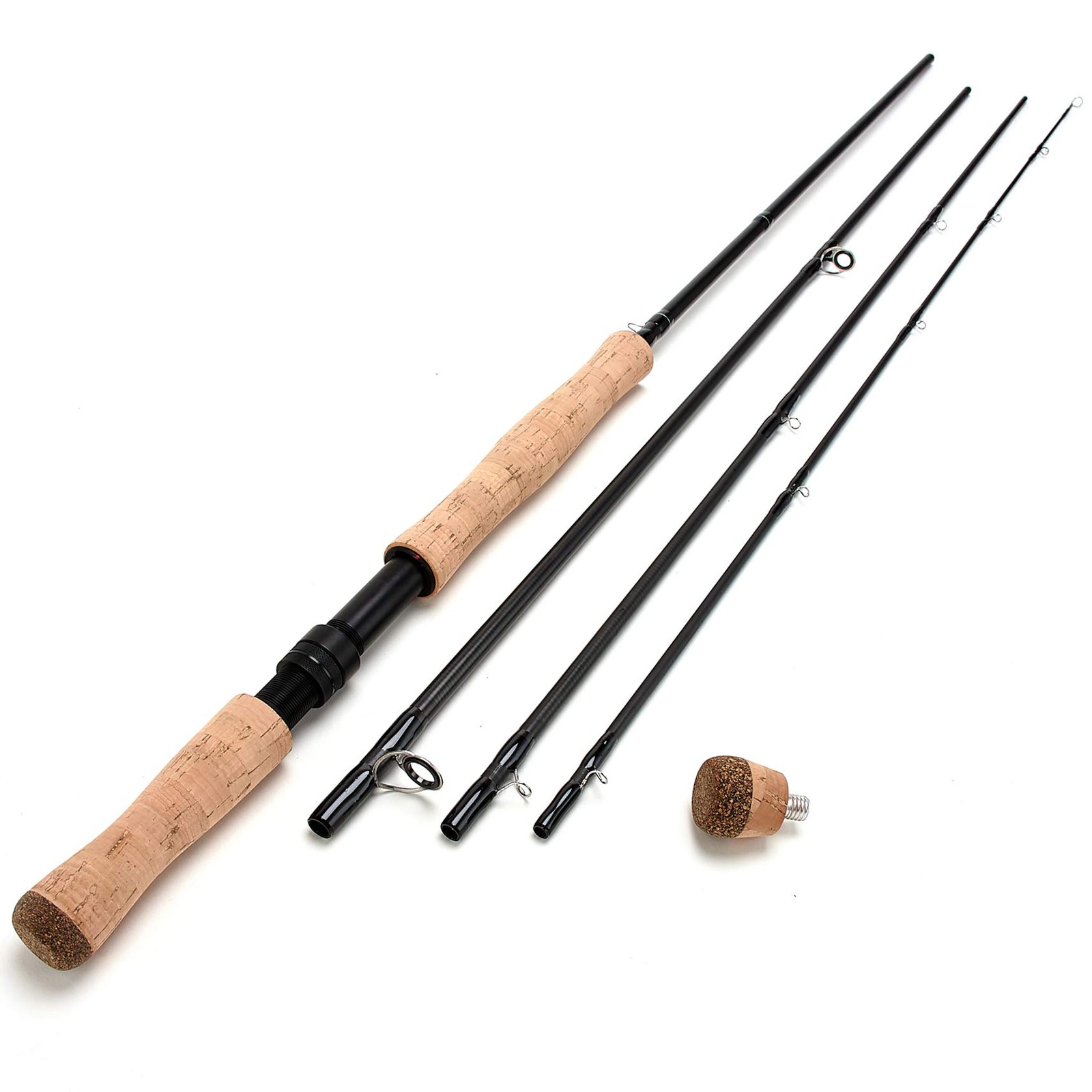 10 feet 9 inches Carbon Fiber Switch 7wt 8wt Fly Fishing Rod 4 Pieces Section…