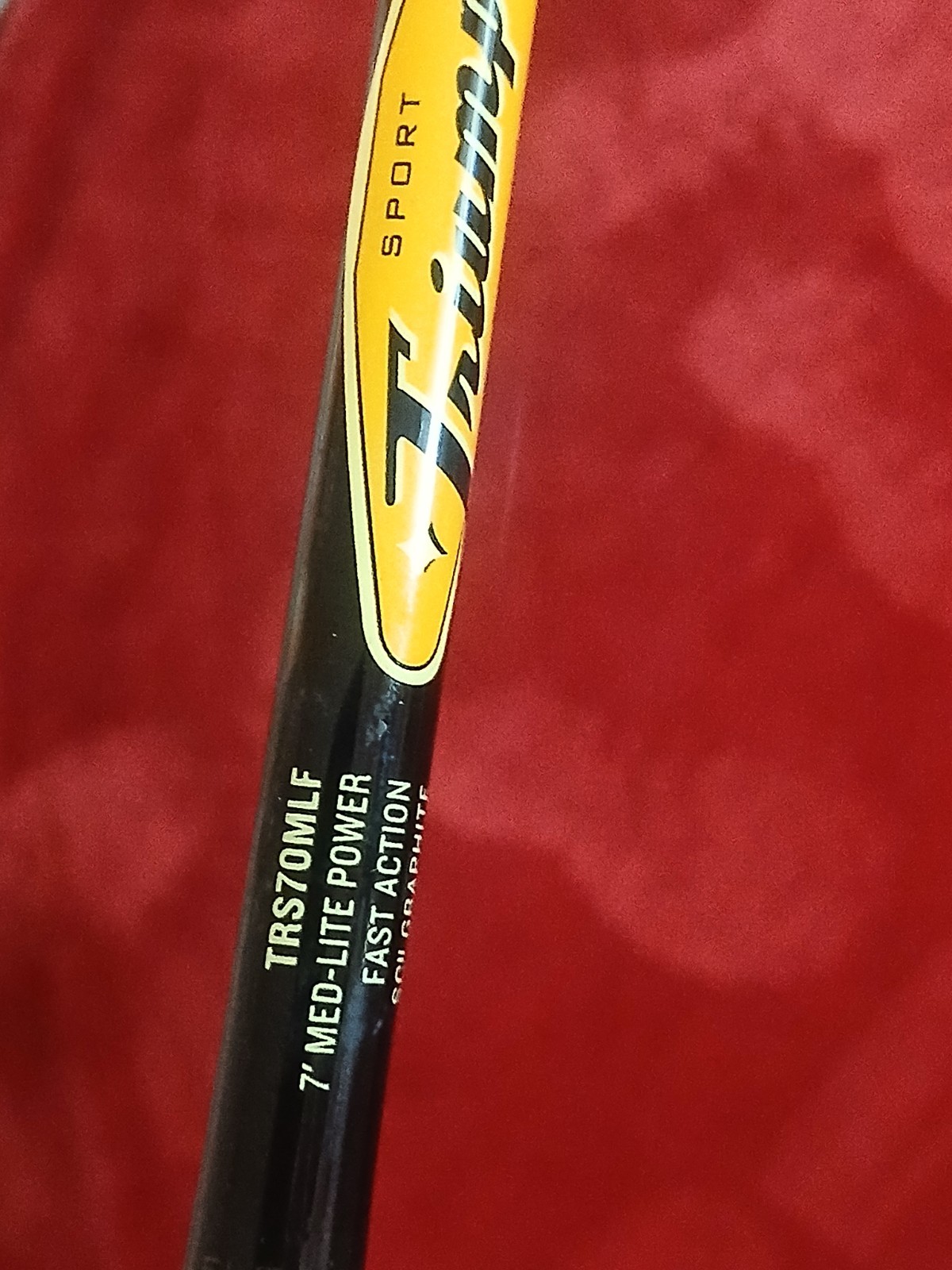ST. CROIX TRIUMPH ROD TSR70MLF 7 FOOT MED-LITE POWER SPINNING ROD LURES 1/8 1/2
