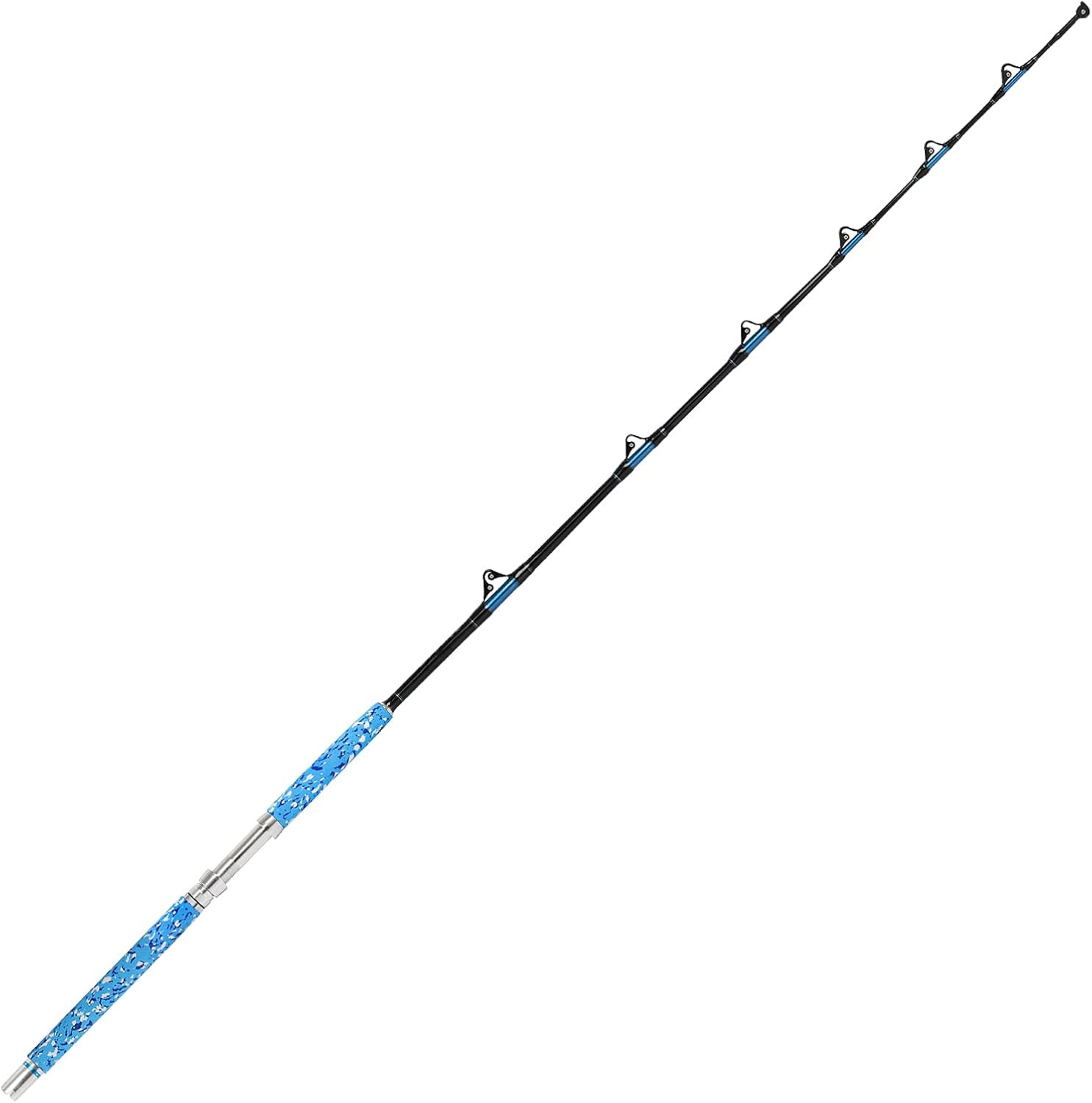 Fishing Trolling Rod 1 Piece Saltwater Offshore Heavy Roller Rod Big Game Conven