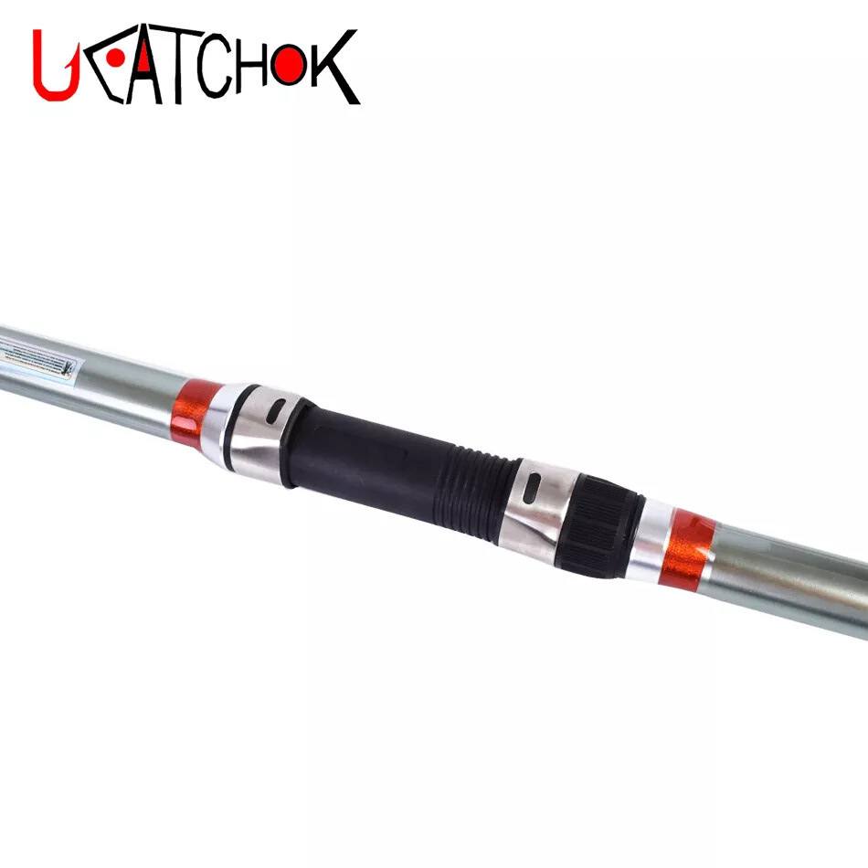 Surf Casting Fishing Rod 3-Piece Carbon Fiber Travel Rod Portable~14 ft