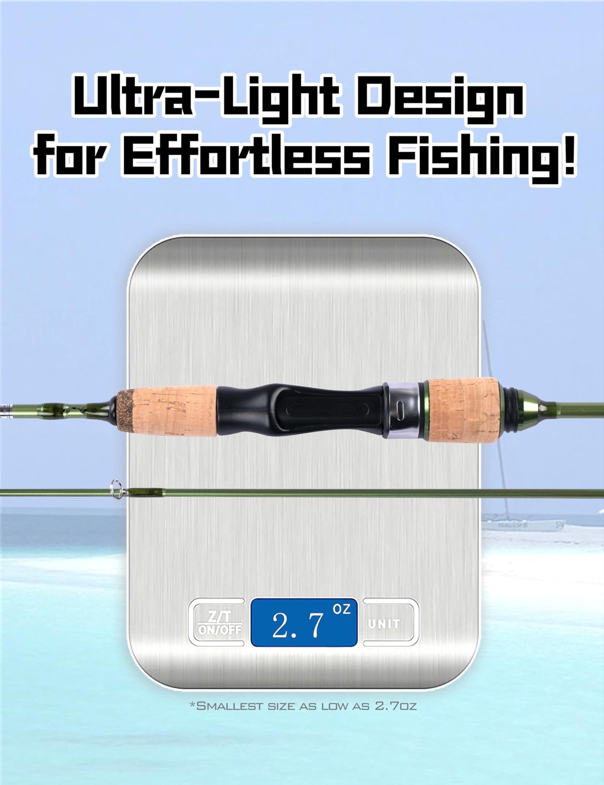 Wild Streams Ultralight Fishing Rod 2 PCS for Trout, Crappie, Panfish – Micro…