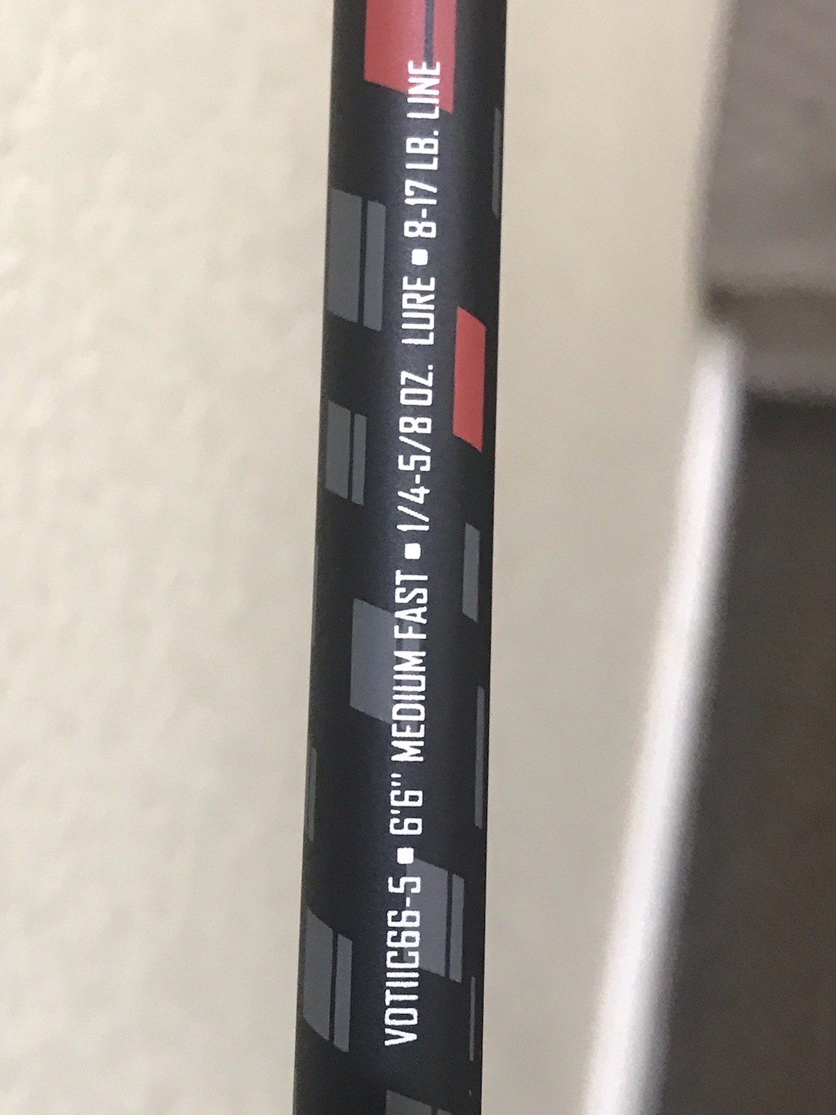 ABU GARCIA VENDETTA BAIT CASTING FISHING ROD VDTllC66-5 6’6”FT 8-17LB 1/4-5/8 OZ