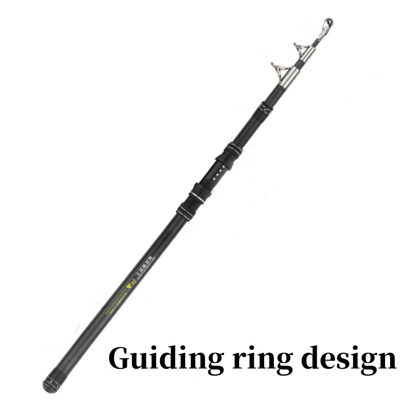2.1M-2.4M Carbon Fiber Fishing Rod 50kg above Rod Telescopic Sea Boat Rod Travel