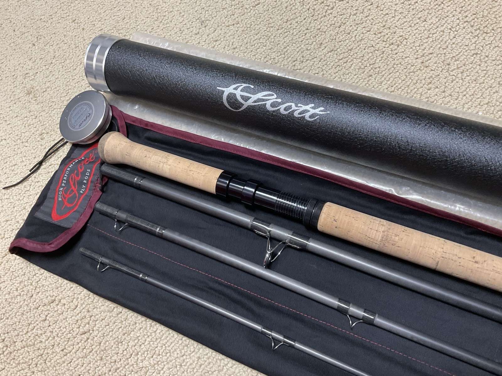 UNUSED Scott Spey Fly Rod LS2 1269/4 Shooting Head Special 12’6” 9wt