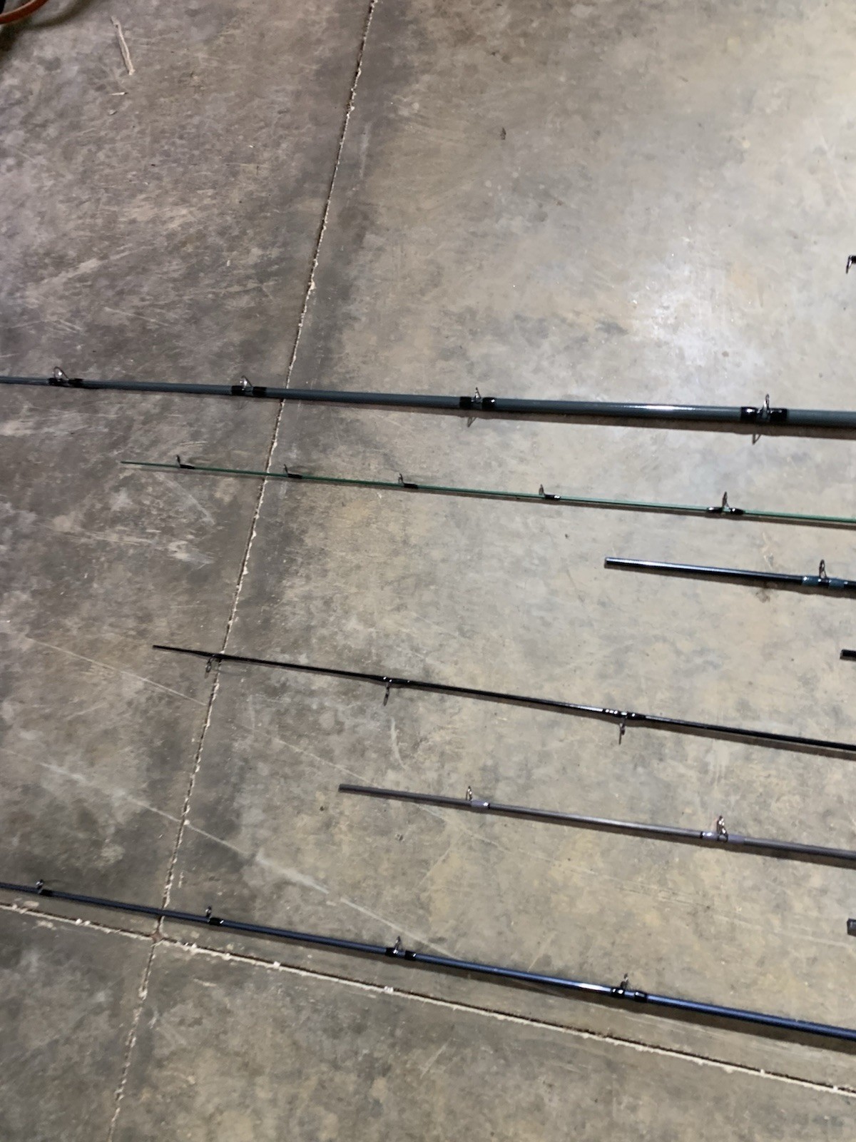 LOT OF 10 BASS PRO SHOPS FISHING RODS (BROKEN)