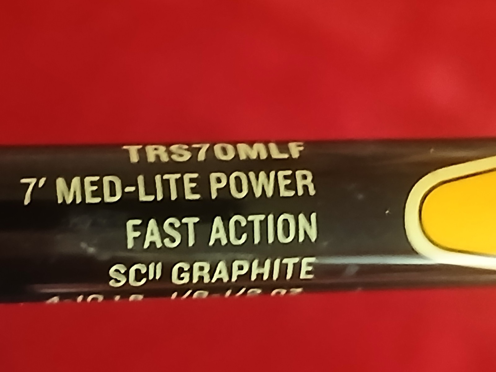 ST. CROIX TRIUMPH ROD TSR70MLF 7 FOOT MED-LITE POWER SPINNING ROD LURES 1/8 1/2